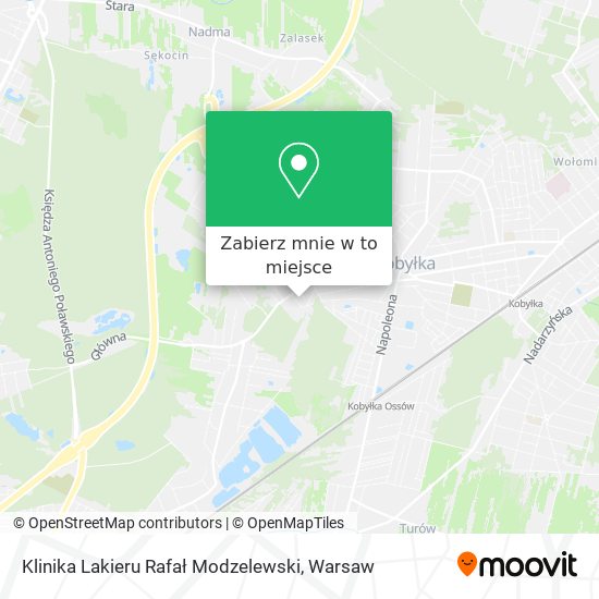 Mapa Klinika Lakieru Rafał Modzelewski