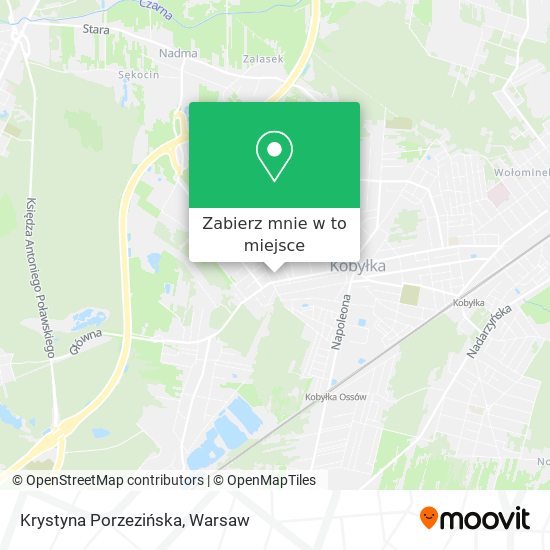 Mapa Krystyna Porzezińska