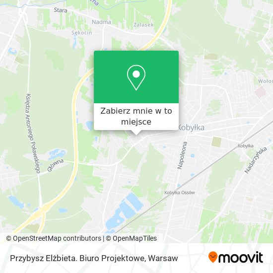 Mapa Przybysz Elżbieta. Biuro Projektowe