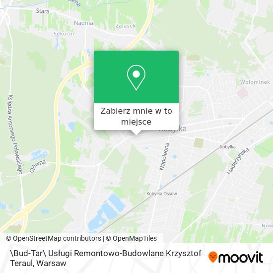 Mapa \Bud-Tar\ Usługi Remontowo-Budowlane Krzysztof Teraul