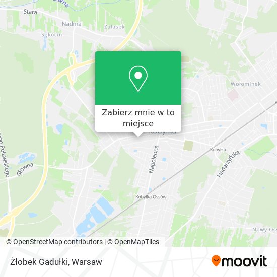 Mapa Żłobek Gadułki