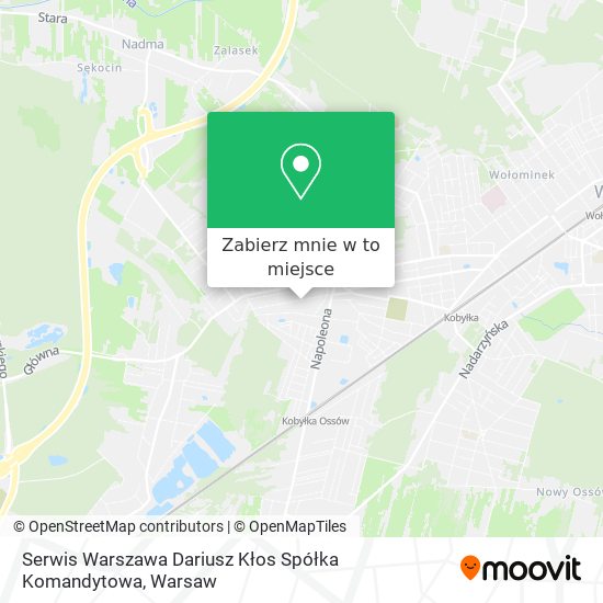 Mapa Serwis Warszawa Dariusz Kłos Spółka Komandytowa