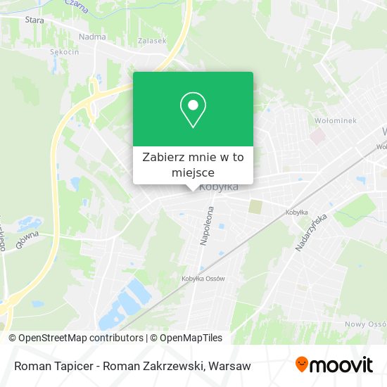 Mapa Roman Tapicer - Roman Zakrzewski