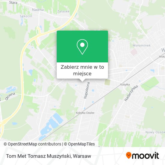 Mapa Tom Met Tomasz Muszyński