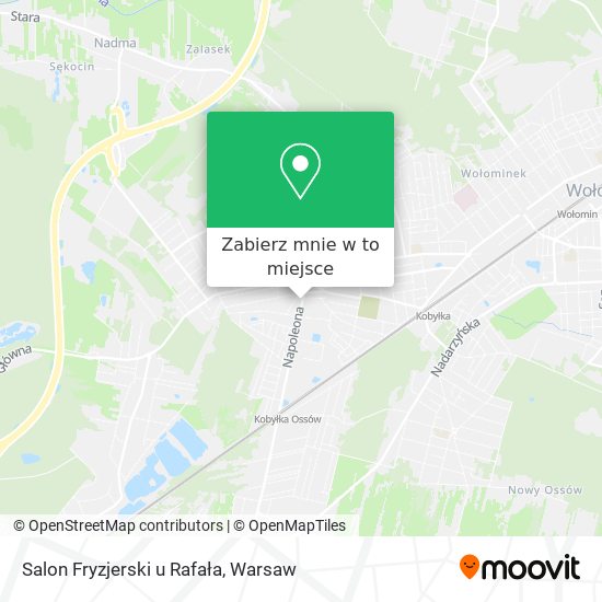 Mapa Salon Fryzjerski u Rafała