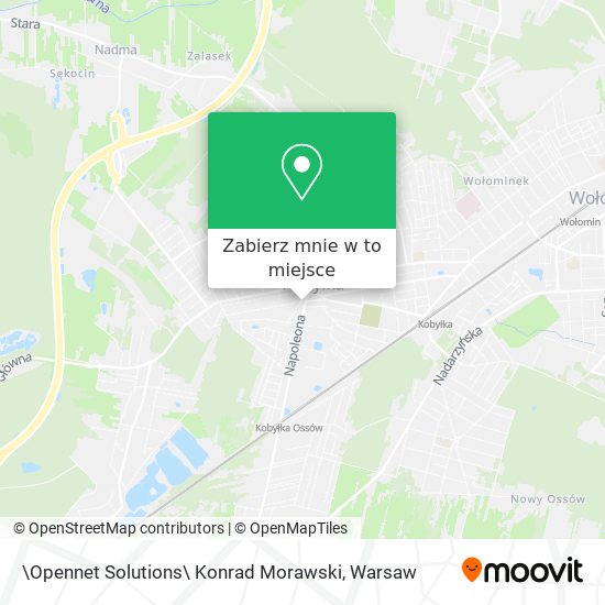 Mapa \Opennet Solutions\ Konrad Morawski