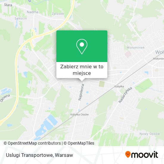 Mapa Uslugi Transportowe