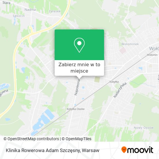 Mapa Klinika Rowerowa Adam Szczęsny