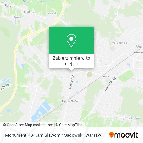 Mapa Monument KS-Kam Sławomir Sadowski