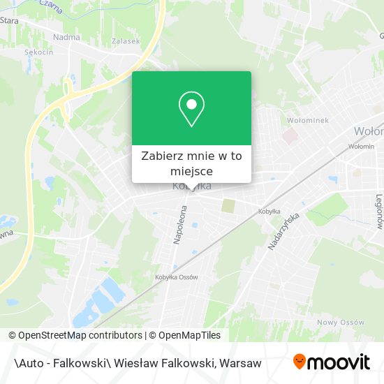 Mapa \Auto - Falkowski\ Wiesław Falkowski