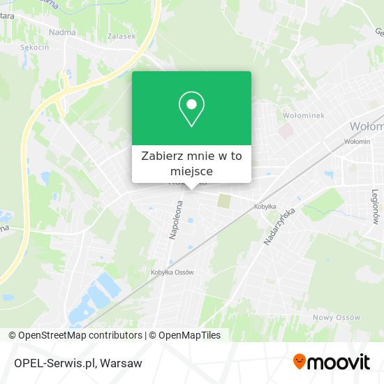 Mapa OPEL-Serwis.pl