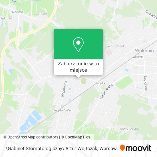 Mapa \Gabinet Stomatologiczny\ Artur Wojtczak