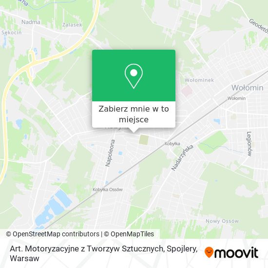 Mapa Art. Motoryzacyjne z Tworzyw Sztucznych, Spojlery