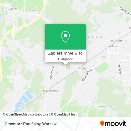 Mapa Cmentarz Parafialny