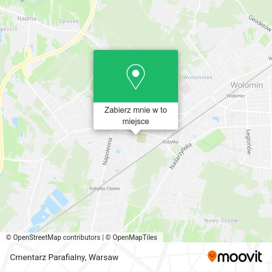 Mapa Cmentarz Parafialny
