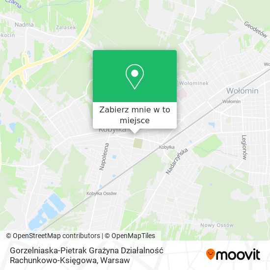 Mapa Gorzelniaska-Pietrak Grażyna Działalność Rachunkowo-Księgowa