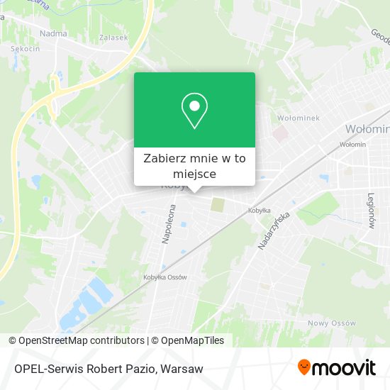 Mapa OPEL-Serwis Robert Pazio