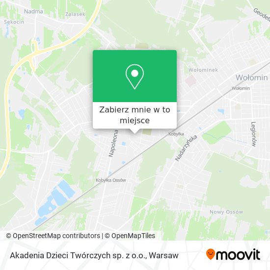 Mapa Akadenia Dzieci Twórczych sp. z o.o.