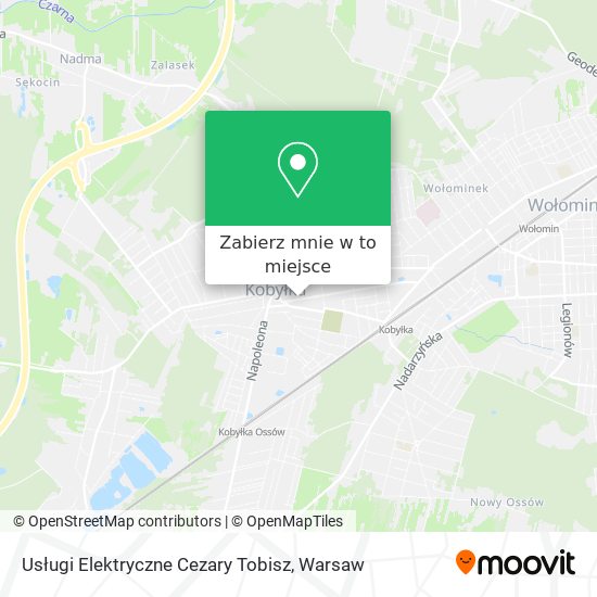 Mapa Usługi Elektryczne Cezary Tobisz