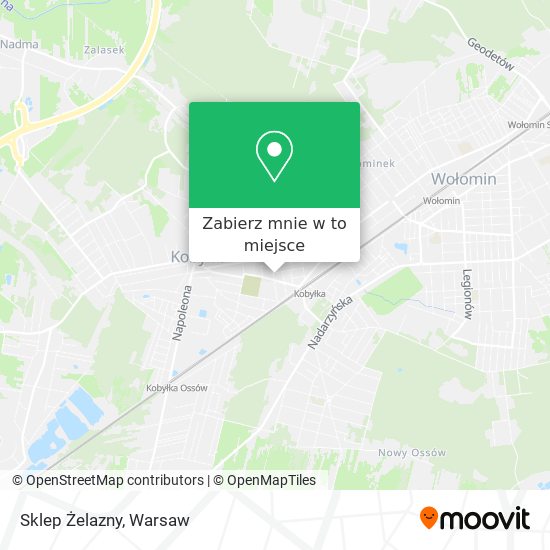 Mapa Sklep Żelazny