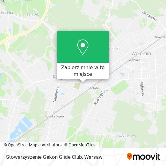 Mapa Stowarzyszenie Gekon Glide Club