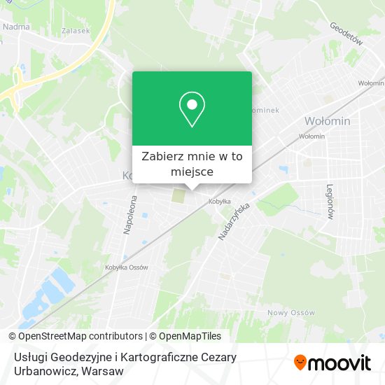 Mapa Usługi Geodezyjne i Kartograficzne Cezary Urbanowicz