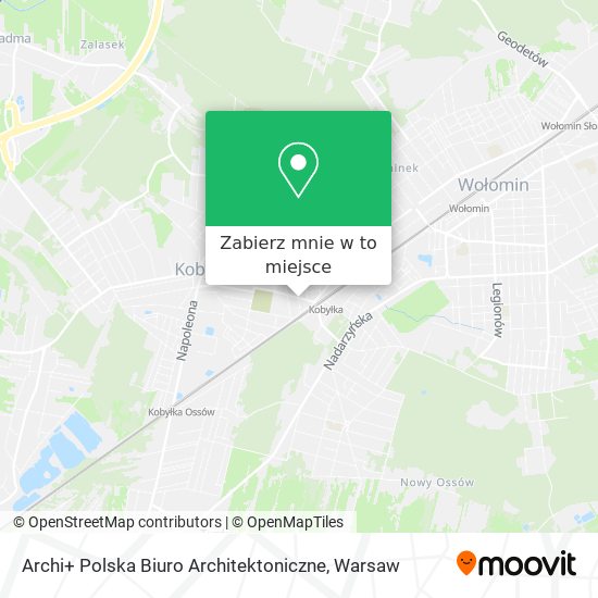 Mapa Archi+ Polska Biuro Architektoniczne