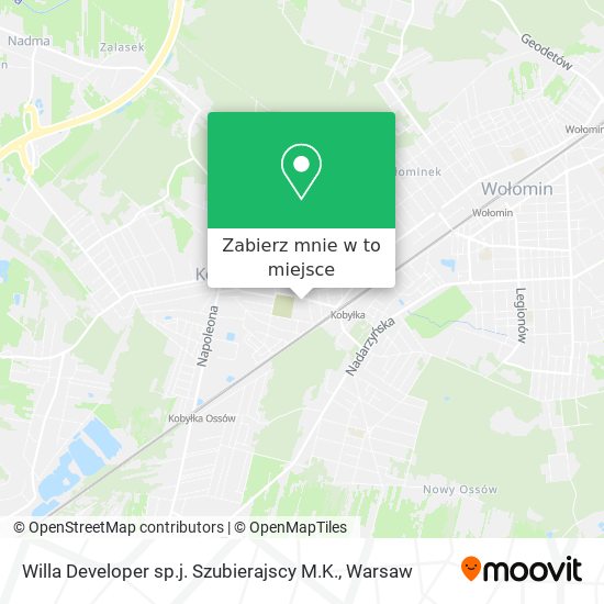 Mapa Willa Developer sp.j. Szubierajscy M.K.