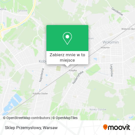 Mapa Sklep Przemysłowy