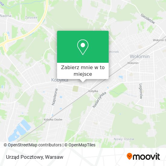 Mapa Urząd Pocztowy