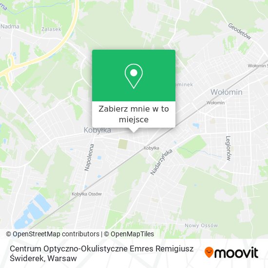 Mapa Centrum Optyczno-Okulistyczne Emres Remigiusz Świderek