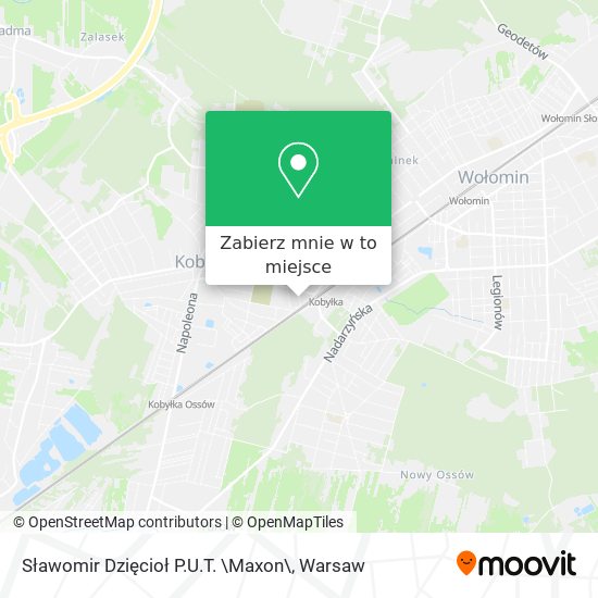 Mapa Sławomir Dzięcioł P.U.T. \Maxon\