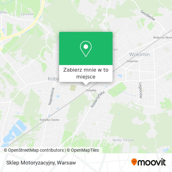 Mapa Sklep Motoryzacyjny