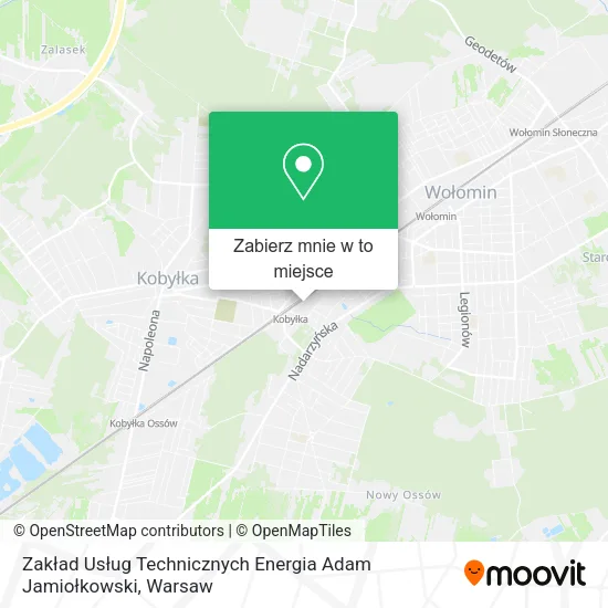 Mapa Zakład Usług Technicznych Energia Adam Jamiołkowski