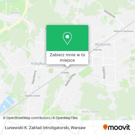 Mapa Łuniewski K. Zakład Introligatorski