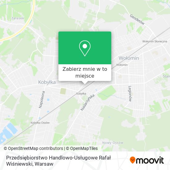 Mapa Przedsiębiorstwo Handlowo-Usługowe Rafał Wiśniewski