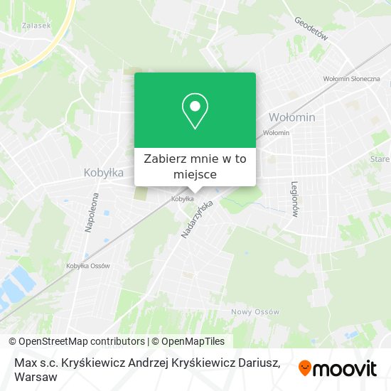 Mapa Max s.c. Kryśkiewicz Andrzej Kryśkiewicz Dariusz