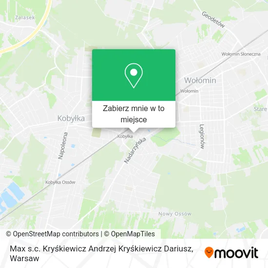 Mapa Max s.c. Kryśkiewicz Andrzej Kryśkiewicz Dariusz