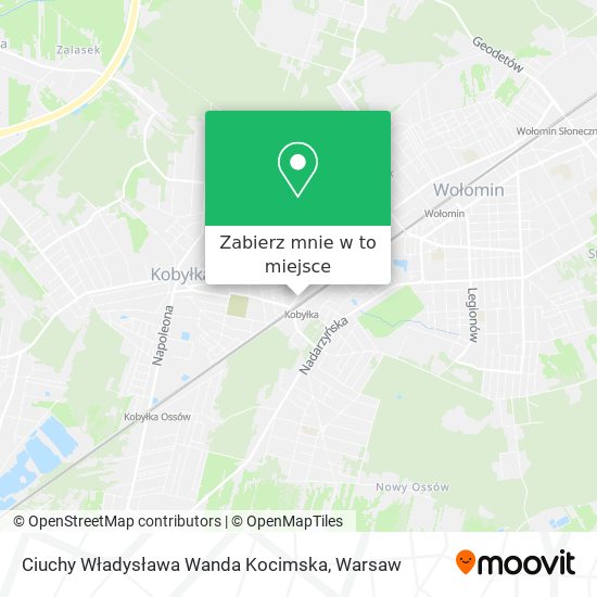 Mapa Ciuchy Władysława Wanda Kocimska