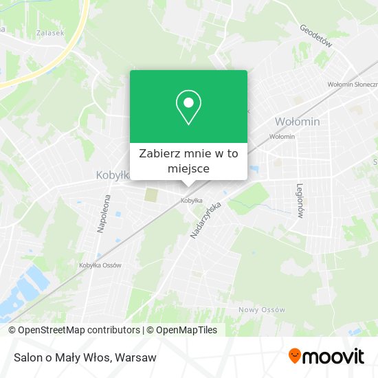 Mapa Salon o Mały Włos