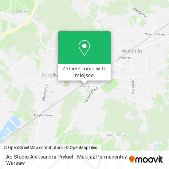 Mapa Ap Studio Aleksandra Prykiel - Makijaż Permanentny