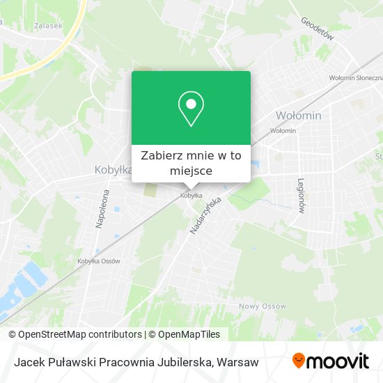 Mapa Jacek Puławski Pracownia Jubilerska