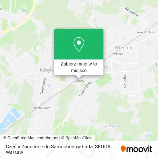 Mapa Części Zamienne do Samochodów Łada, SKODA