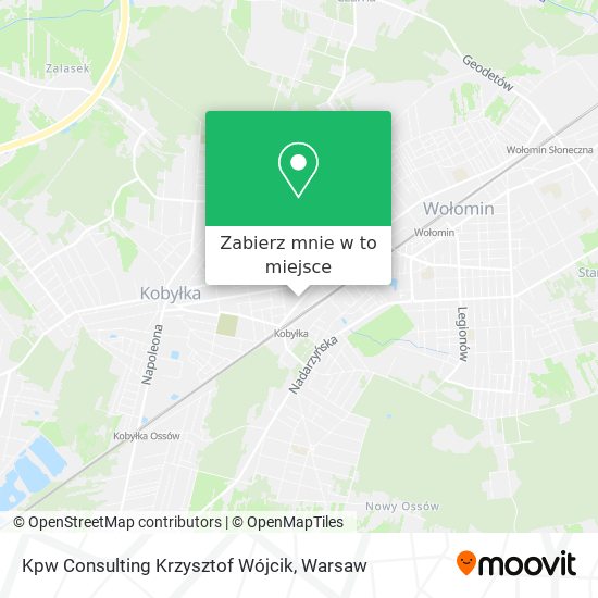 Mapa Kpw Consulting Krzysztof Wójcik