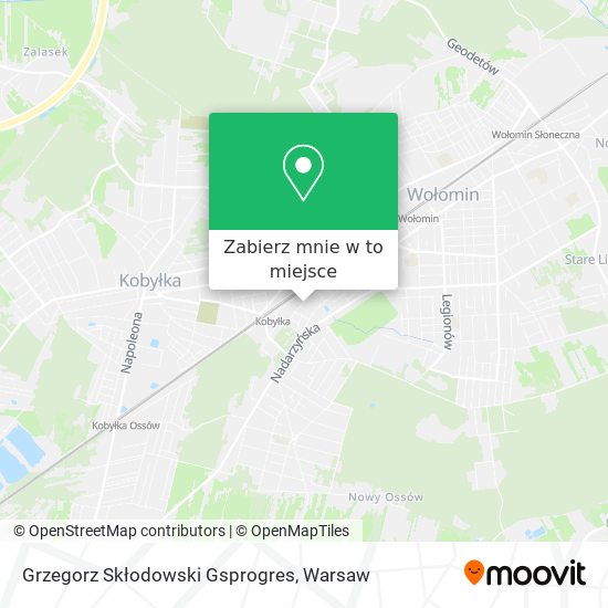 Mapa Grzegorz Skłodowski Gsprogres