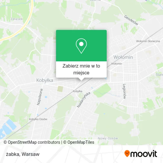 Mapa żabka