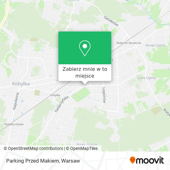 Mapa Parking Przed Makiem