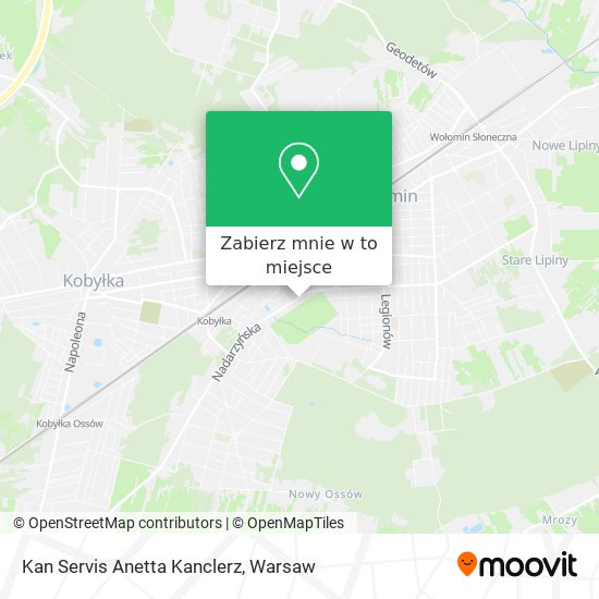 Mapa Kan Servis Anetta Kanclerz