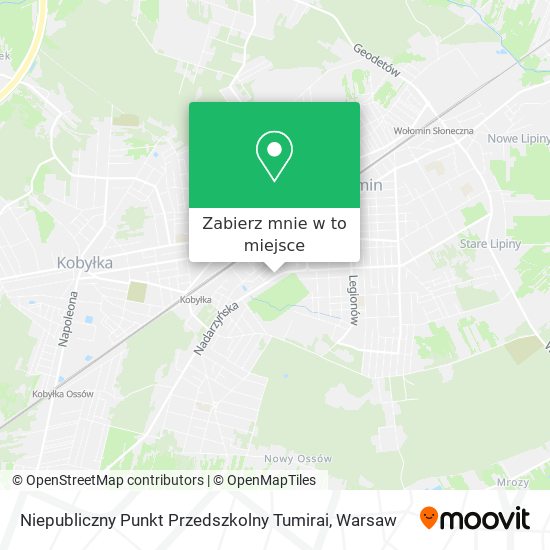 Mapa Niepubliczny Punkt Przedszkolny Tumirai