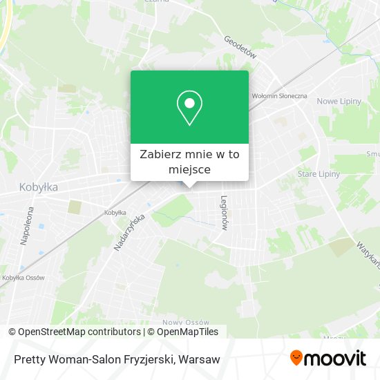 Mapa Pretty Woman-Salon Fryzjerski